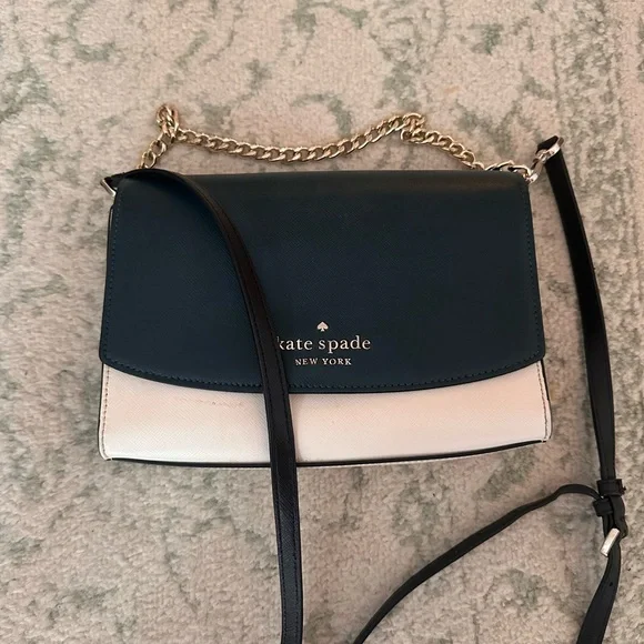 Kate Spade Peacock Sapphire Multi Carson Convertible Crossbody Bag - Picture 2 of 8